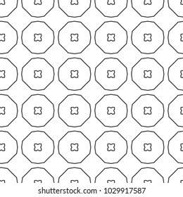 Geometric ornamental vector pattern. Seamless design.