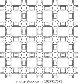 Geometric ornamental vector pattern. Seamless design.