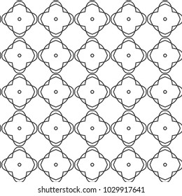 Geometric ornamental vector pattern. Seamless design.