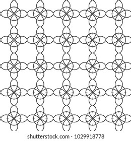 Geometric ornamental vector pattern. Seamless design.