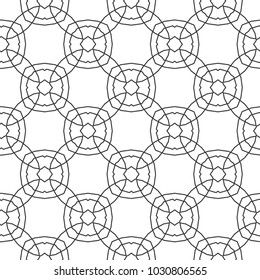 Geometric ornamental vector pattern. Seamless design.