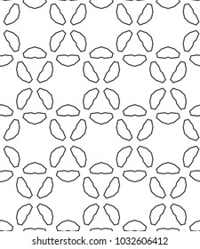 Geometric ornamental vector pattern. Seamless design.
