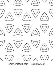Geometric ornamental vector pattern. Seamless design.
