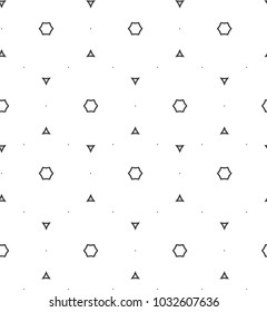 Geometric ornamental vector pattern. Seamless design.