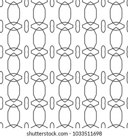 Geometric ornamental vector pattern. Seamless design.