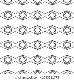 Geometric ornamental vector pattern. Seamless design.