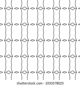 Geometric ornamental vector pattern. Seamless design.