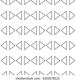 Geometric ornamental vector pattern. Seamless design.
