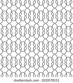 Geometric ornamental vector pattern. Seamless design.