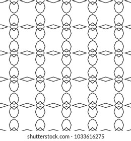 Geometric ornamental vector pattern. Seamless design.