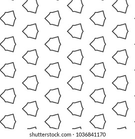 Geometric ornamental vector pattern. Seamless design.