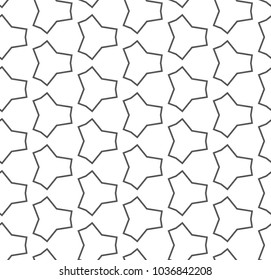 Geometric ornamental vector pattern. Seamless design.
