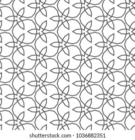 Geometric ornamental vector pattern. Seamless design.