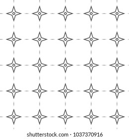 Geometric ornamental vector pattern. Seamless vector.