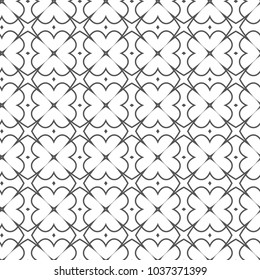 Geometric ornamental vector pattern. Seamless design.