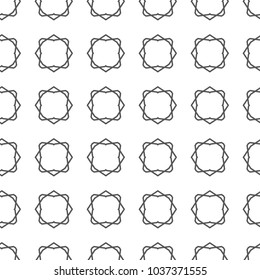 Geometric ornamental vector pattern. Seamless design.