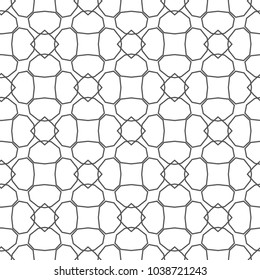 Geometric ornamental vector pattern. Seamless design.