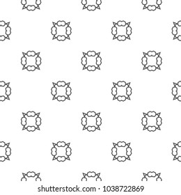 Geometric ornamental vector pattern. Seamless design.