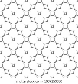 Geometric ornamental vector pattern. Seamless design.