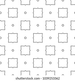 Geometric ornamental vector pattern. Seamless design.