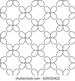 Geometric ornamental vector pattern. Seamless design.