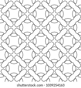 Geometric ornamental vector pattern. Seamless design.