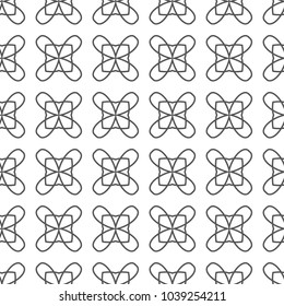 Geometric ornamental vector pattern. Seamless design.
