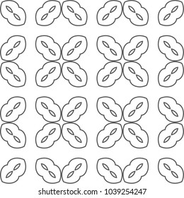 Geometric ornamental vector pattern. Seamless design.