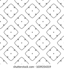 Geometric ornamental vector pattern. Seamless design.