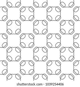 Geometric ornamental vector pattern. Seamless design.