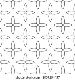 Geometric ornamental vector pattern. Seamless design.