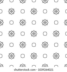 Geometric ornamental vector pattern. Seamless design.
