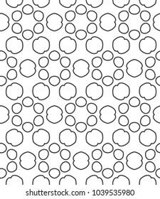 Geometric ornamental vector pattern. Seamless design.