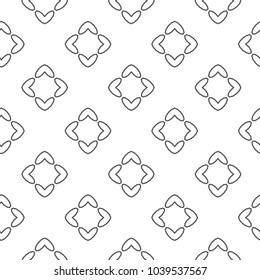 Geometric ornamental vector pattern. Seamless design.