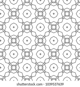 Geometric ornamental vector pattern. Seamless design.