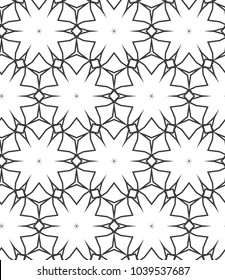 Geometric ornamental vector pattern. Seamless design.