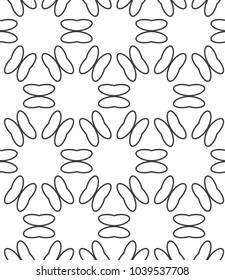 Geometric ornamental vector pattern. Seamless design.