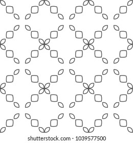 Geometric ornamental vector pattern. Seamless design.