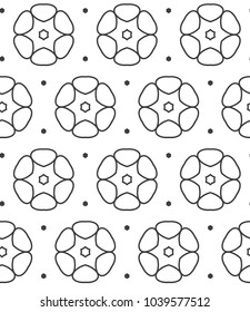 Geometric ornamental vector pattern. Seamless design.