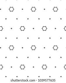 Geometric ornamental vector pattern. Seamless design.