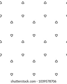 Geometric ornamental vector pattern. Seamless design.