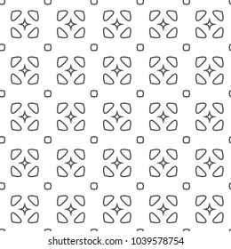 Geometric ornamental vector pattern. Seamless design.