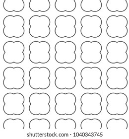 Geometric ornamental vector pattern. Seamless design.