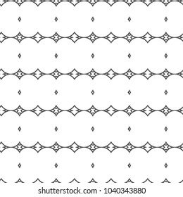 Geometric ornamental vector pattern. Seamless design.