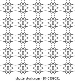 Geometric ornamental vector pattern. Seamless design.