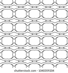 Geometric ornamental vector pattern. Seamless design.