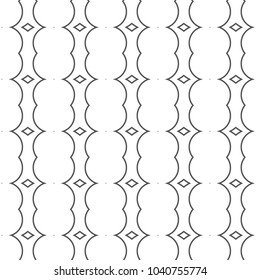 Geometric ornamental vector pattern. Seamless design.