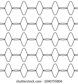 Geometric ornamental vector pattern. Seamless design.