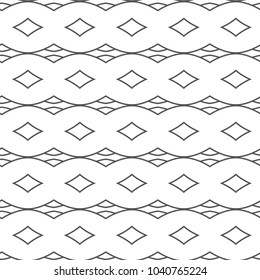 Geometric ornamental vector pattern. Seamless design.