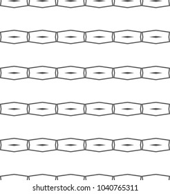 Geometric ornamental vector pattern. Seamless design.
